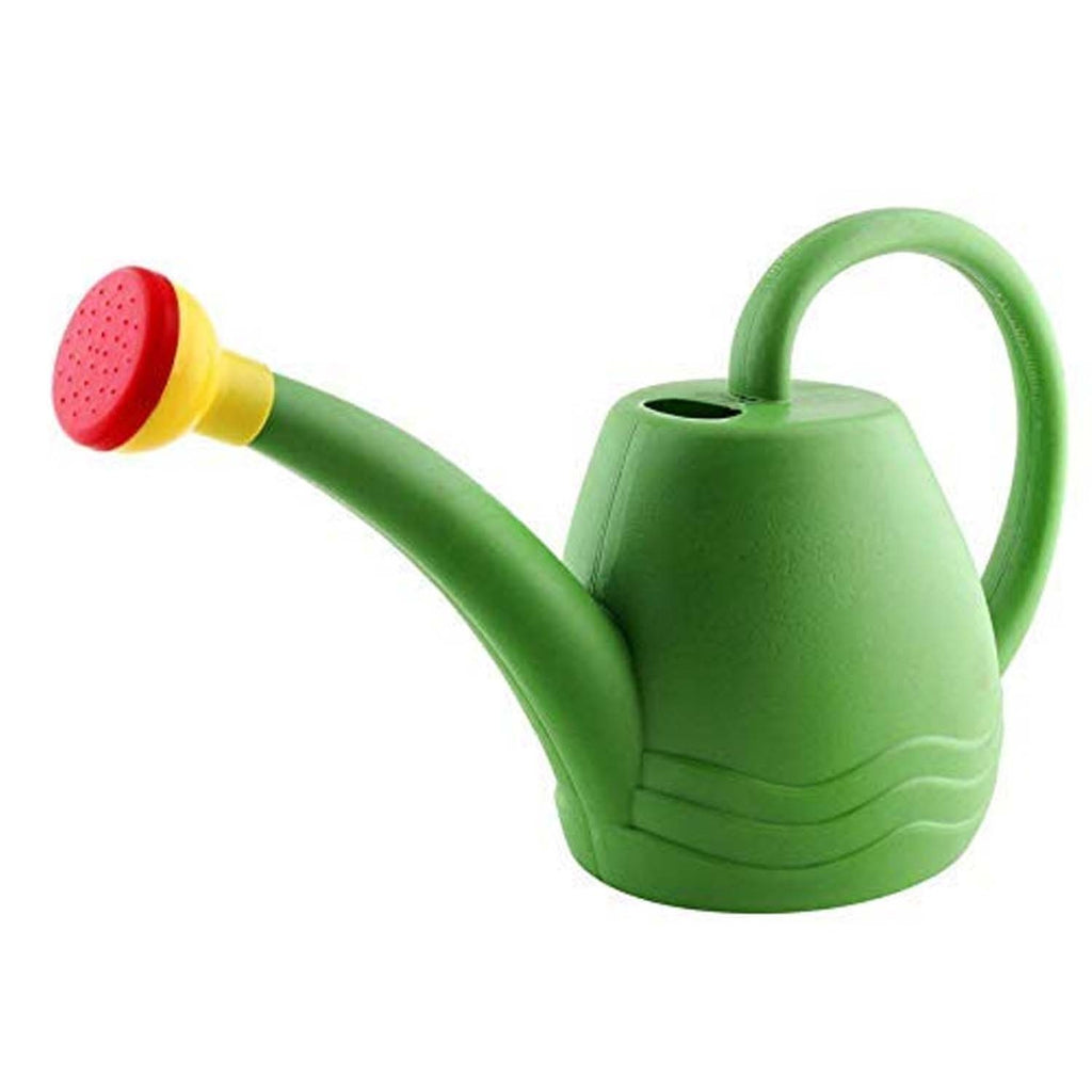 Premium Plastic 1.8 LTR Watering Can for House Plants/Gardening with Sprayer-Made in India (Green) (Pack of 1)