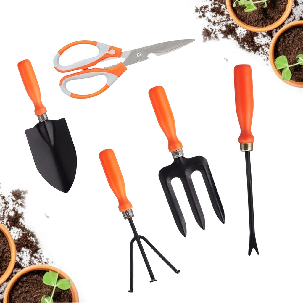 Go Hooked 5 Pcs Gardening Tools Kit for All Your Gardening Needs