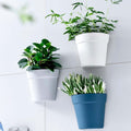 Go Hooked Wall Hanging Pot Set (Multicolor)(Set of 10)