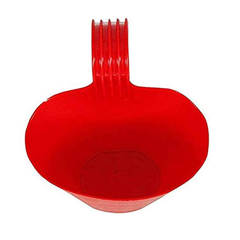 Go Hooked Plastic Hanging Planter for Plants, Railing Flower Pots, Pot Diameter (22 cm), Pot Height (17 cm) (Set of 3)(Green)