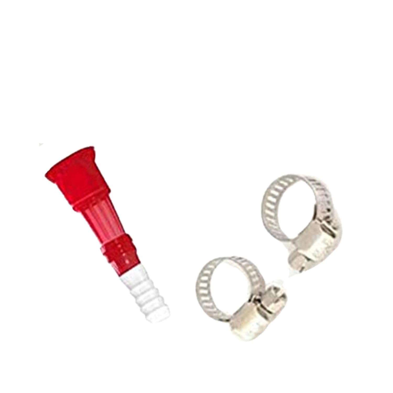 Go Hooked Garden Braided Water Pvc Clear 30 Metre Hose Pipe with Hose Connector with 2 Clamps for Watering Home Garden Flower Plants.