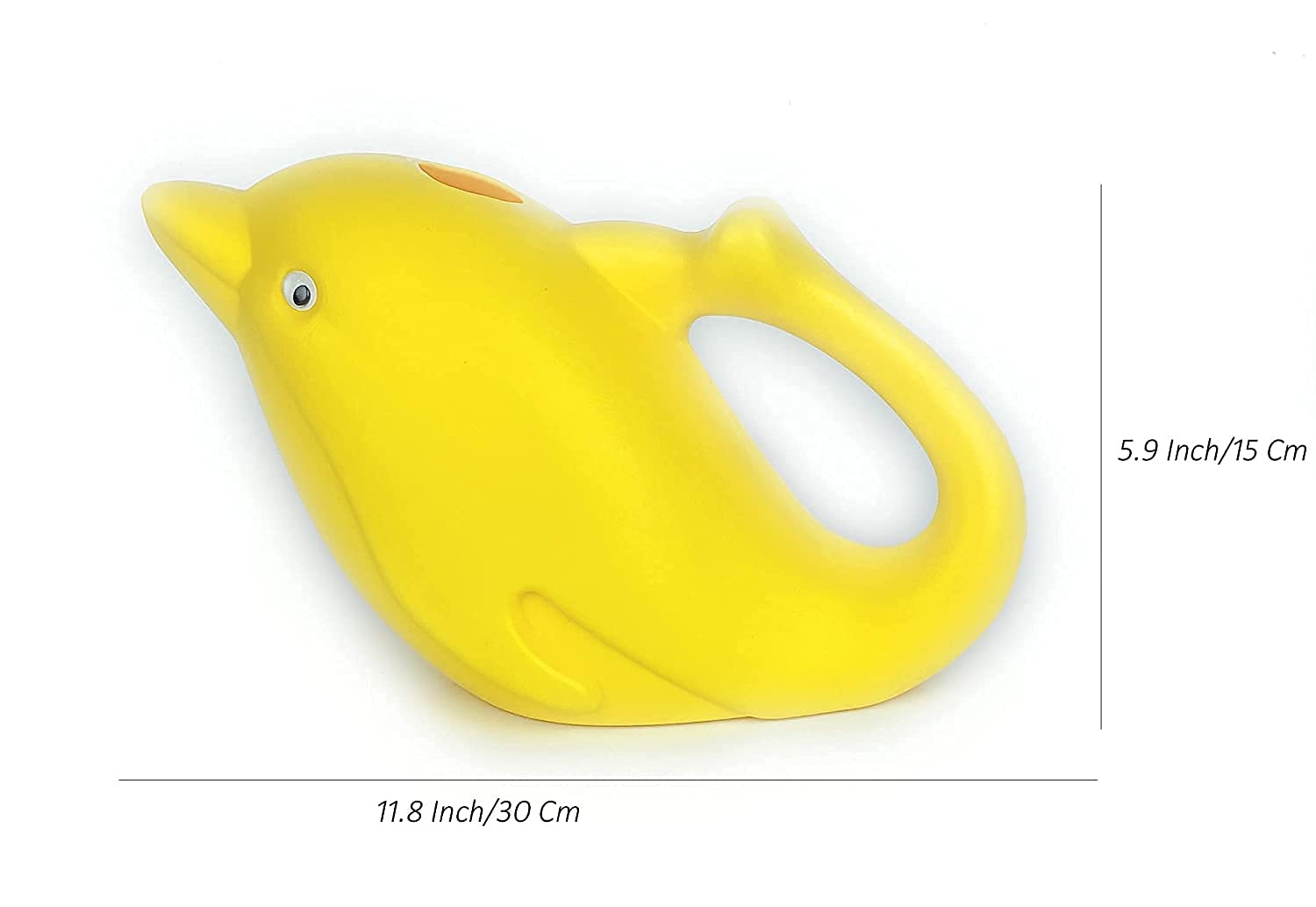 Bianco Premium Plastic Watering Can for Plants (Yellow) (1.5 litres)