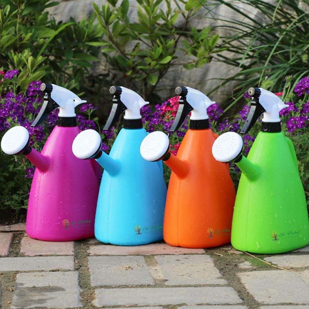 Go Hooked Watering and Spray Dual-use Watering Can Garden Tool Watering Sprayer Bottle 1 L