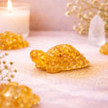 Go Hooked Natural Citrine Crystal Tortoise for Wealth, Success & Business Growth | Feng Shui Vastu Turtle for Money Attraction & Positive Energy | Golden Stone Showpiece Home, Office & Cash Counter