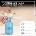 Go Hooked 2 Litre High Pressure Hand Sprayer for Plants | Manual Watering Sprayer for Home Garden | Adjustable Nozzle Garden Sprayer for Plant Care, Household Cleaning, Car & Bike Washing | Multicolor