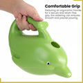 Go Hooked Plastic Dolphin Shape 1.5 Liter Kids Watering Can for House Plants & Garden Plants (Pack of 1, Yellow, 1.5 Liter)