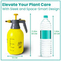 Go Hooked 2 Litre High Pressure Hand Sprayer for Plants | Manual Watering Sprayer for Home Garden | Adjustable Nozzle Garden Sprayer for Plant Care, Household Cleaning, Car & Bike Washing | Multicolor
