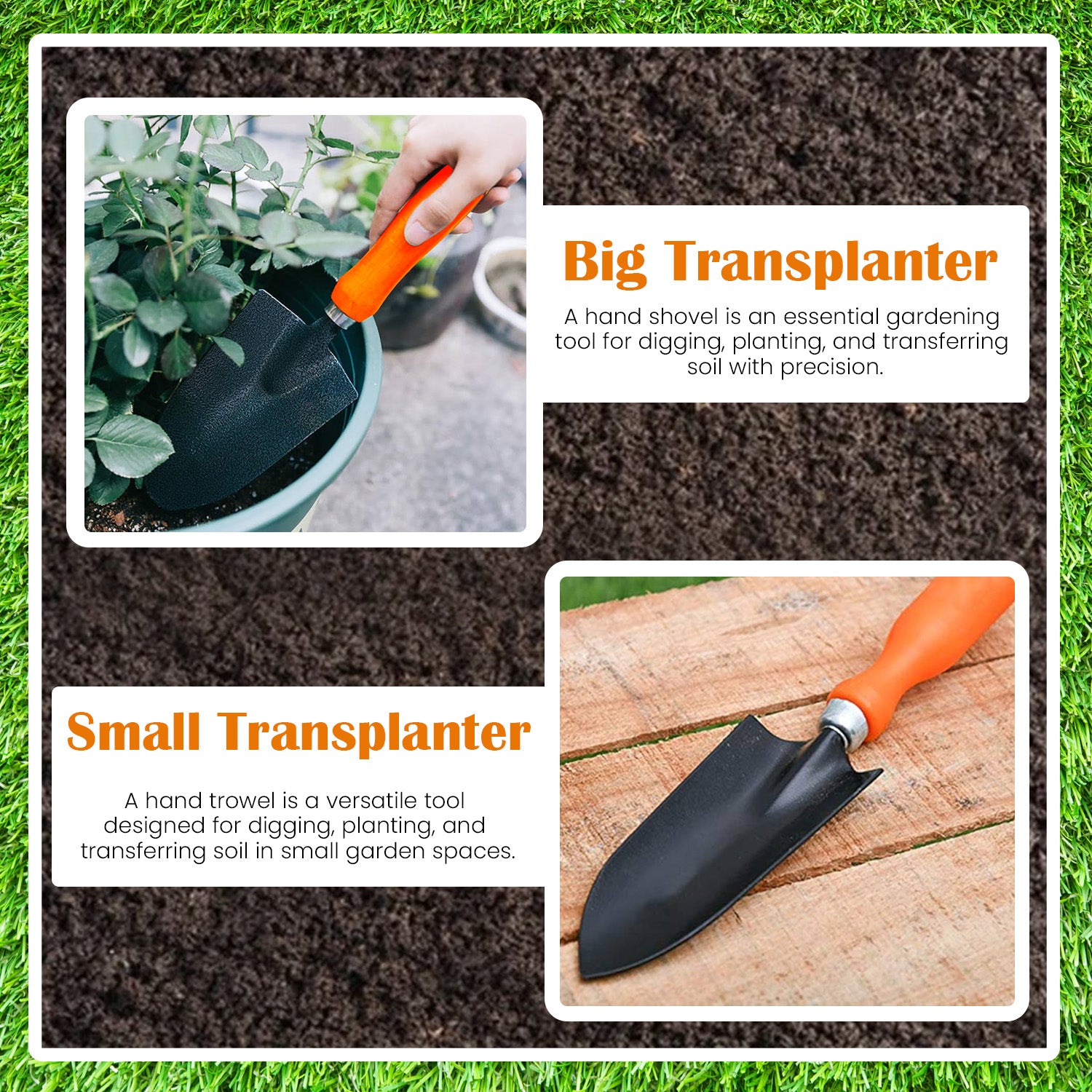 Go Hooked 5 Pcs Gardening Tools Kit for All Your Gardening Needs