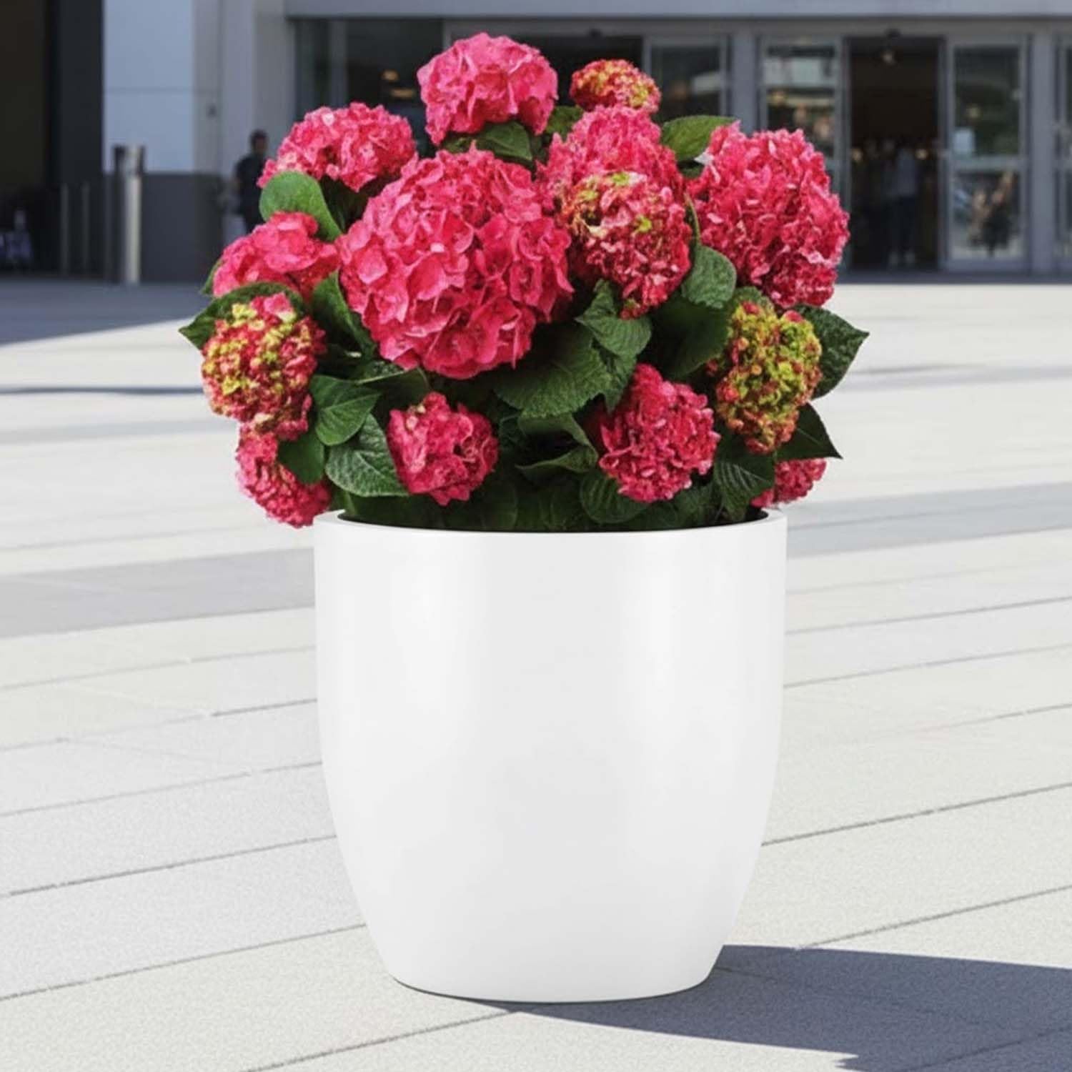 Go Hooked Home Decor Planter 17 Inch for Home & Office | Modern Indoor Planter for Living Room, Bedroom & Balcony | Decorative Planter Perfect for Artificial & Live Plants (Pluto Pot, Brown)
