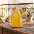 Go Hooked 2in1 Plant Watering Can with Spray Bottle & Shower Head 1 Litre | Multi-Purpose Garden Water Sprayer for Indoor Plants, Balcony Garden & Nursery | Plastic Watering Pot with Handle (Yellow)