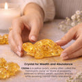 Go Hooked Natural Citrine Crystal Tortoise for Wealth, Success & Business Growth | Feng Shui Vastu Turtle for Money Attraction & Positive Energy | Golden Stone Showpiece Home, Office & Cash Counter