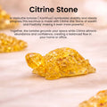 Go Hooked Natural Citrine Crystal Tortoise for Wealth, Success & Business Growth | Feng Shui Vastu Turtle for Money Attraction & Positive Energy | Golden Stone Showpiece Home, Office & Cash Counter