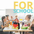 Go Hooked Kids Lunch Bag with Fox Face Design | Black & Yellow Thermal Insulated Oxford Cloth Lunch Tote with Red Handles | Reusable Cute Food Storage Bag for School, Office, Picnic & Travel