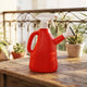 Go Hooked 2in1 Plant Watering Can with Spray Bottle & Shower Head 1 Litre | Multi-Purpose Garden Water Sprayer for Indoor Plants, Balcony Garden & Nursery | Plastic Watering Pot with Handle (Red)