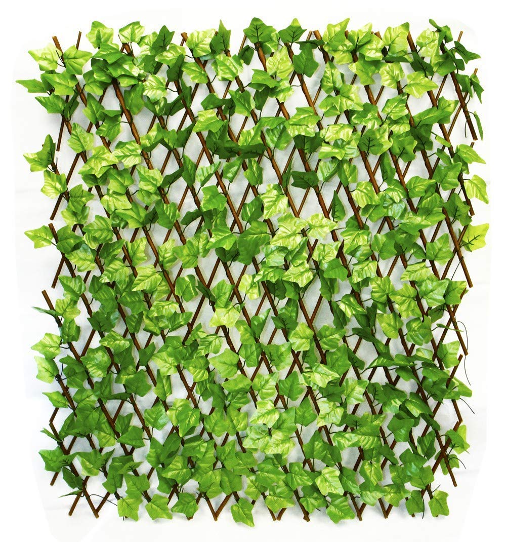Go Hooked Durable Plastic Artificial Grass Fence for Outdoor Decor Plastic Versatile Maintenance Free Easy Install Weather Resistant UV Decorative Protected Green Pack of 1