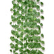 Go Hooked Artificial Garland Money Plant Leaf Creeper for Home, Wall Hanging, Special Occasion, Party, Office Decoration (Pack of 12 String, 6 Feet Each)