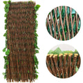 Go Hooked Durable Plastic Artificial Grass Fence for Outdoor Decor Plastic Versatile Maintenance Free Easy Install Weather Resistant UV Decorative Protected Green Pack of 1