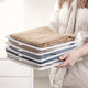 Go Hooked Clothes Organizer Tray| 40 x 29 cm Stackable Shirt Organizer for Closet | Wardrobe & Drawer Clothing Divider Boards | Space Saving Storage System | White