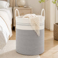 Go Hooked Felt Laundry Basket for Kids – Cute Bear Design | Large Toy Storage Basket for Baby Room | Nursery Organizer for Toys, Clothes & Blankets | Foldable Felt Storage Bin with Handles – Dark Grey