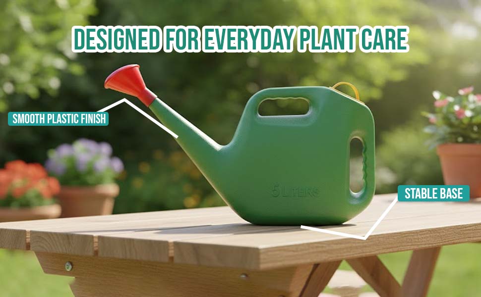 5 Liter Garden Watering Can With Spout