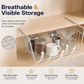 Go Hooked 16 Inch Undershelf Storage Basket Under Cabinet Storage Organizer Space Saving Durable Heavy Duty Sleek and Sturdy Compact and Durable Modern Elegant 3 Pcs Silver