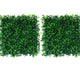 Go Hooked Artificial Grass Vertical Wall Small Leaves Tiles Vertical Garden Wall Tiles Durable Plastic Realistic Versatile Easy Install Weather Resistant Decorative UV Protected40 X 60 Cm Set of 2
