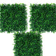 Go Hooked Artificial Grass Vertical Wall Small Leaves Tiles | Vertical Garden Wall Tiles | Artificial Grass Wall Panel | Grass Mat for Home Office DÃ©cor Wall DÃ©cor Garden DÃ©cor (40 X 60 cm, Set of 3)
