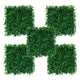 Go Hooked Artificial Grass Vertical Wall Small Leaves Tiles | Vertical Garden Wall Tiles | Artificial Grass Wall Panel | Grass Mat for Home Office DÃ©cor Wall DÃ©cor Garden DÃ©cor (40 X 60 cm Set of 5)