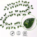 Go Hooked artificial money plant creeper garland, 6 ft, green plastic leaves, ideal for home decor.