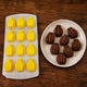 Go Hooked Banana Shape Silicone Chocolate Mold, 12 Cavity Food Grade Reusable Chocolate & Candy Making Mold for Homemade Chocolates, Fruit Shaped Treats, Truffles, Desserts & Creative Baking
