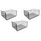 Bianco Under Shelf Basket 16 Inch Wire Rack Cabinet Storage Basket | Metal Storage Basket for Home Storage Under Cabinet Drawer | Space Saving Under Shelf Storage Rack (Pack of 2, Black)