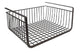 Bianco Under Shelf Basket 16 Inch Wire Rack Cabinet Storage Basket | Metal Storage Basket for Home Storage Under Cabinet Drawer | Space Saving Under Shelf Storage Rack (Black, Pack of 2)