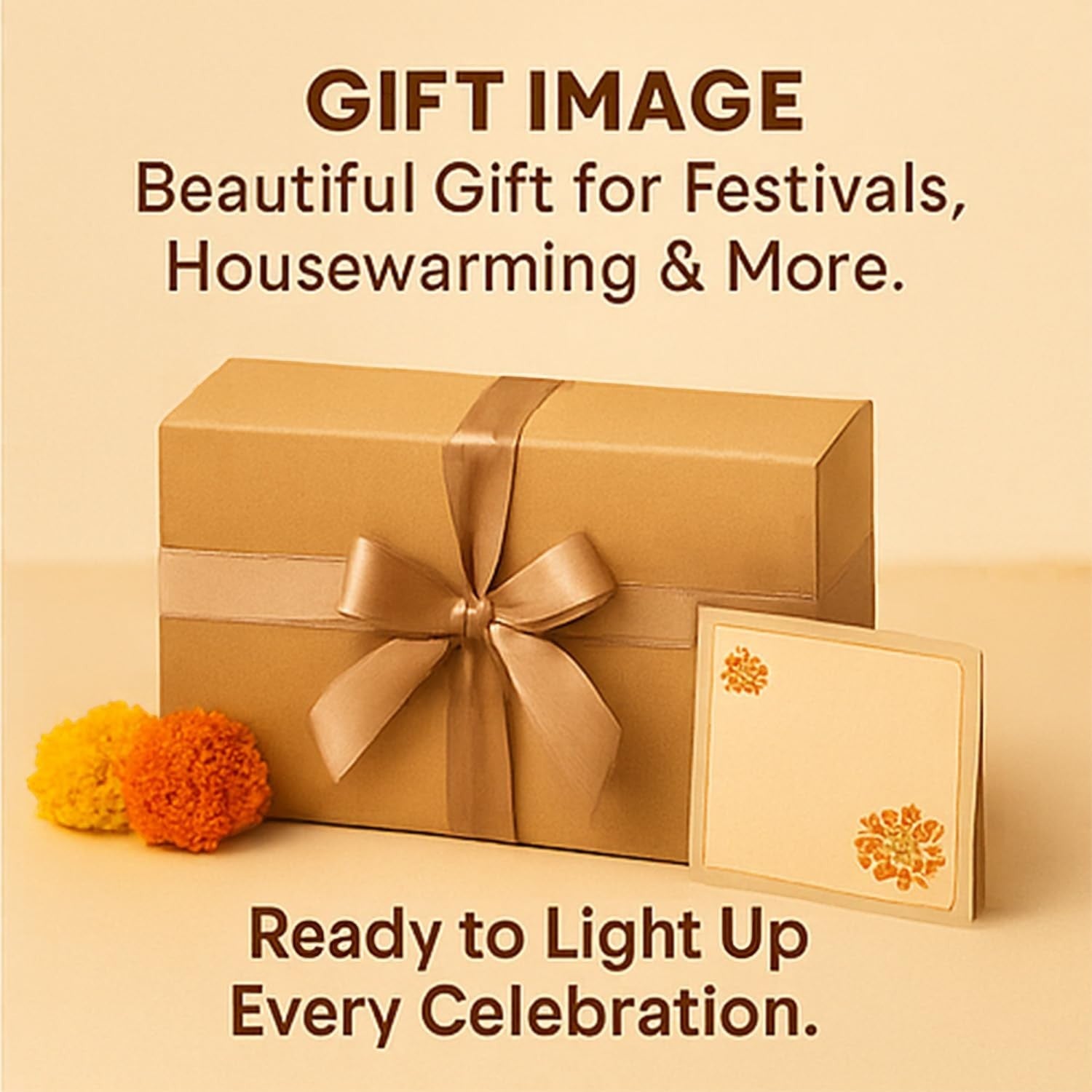 GoHooked BIANCO tealight candle holder with 5 trays, circular ring design, gold metal, ideal for Diwali and home decor.