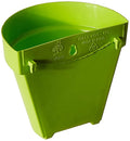 Go Hooked Bianco wall hanging pot in bright green plastic. Designed for indoor or outdoor use.