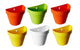 Go Hooked Bianco Wall Hanging Pot Set (Multicolor)(Set of 6)