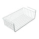 Bianco Multipurpose Under Shelf Basket 16 Inch Wire Rack Cabinet Storage Basket | Metal Storage Basket for Home Storage Under Cabinet Drawer | Space Saving Under Shelf Storage Rack (White)