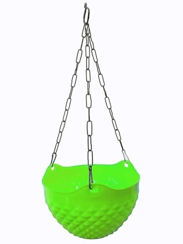 GoHooked 12-inch black metal hanging chains for plant baskets, bird feeders, and decor. Pack of 5.