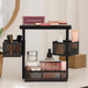 Go Hooked Multipurpose Metal Storage Organizer With Rotating Baskets for Cosmetics, Toiletries, Home & Office Accessories | Multipurpose Vanity & Bathroom Storage Rack | Metal Standing Rack
