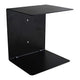 Go Hooked Heavy Duty Metal Wall Mounted Book Shelves for Study Room, Living Room and Bedrooms (1 Pc) (Black)