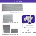 GoHooked 6-tier blue shoe rack with metal frame and non-woven fabric cover, includes side pockets for storage.