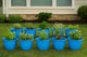 GoHooked Blue Plastic Planter Pot