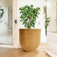 Go Hooked 15 Inch Polymer Flower Pot for Plants | Large Round Plant Pot for Home Garden Balcony | Premium Lightweight Durable Gamla for Indoor Outdoor Plants | Modern Decorative Brown Planter