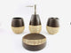 Go Hooked Designer Ceramic Bathroom Accessories Set - 4 Pieces Set