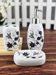 Go Hooked Ceramic Stylish Designer Bathroom Set | Beautiful Bathroom Accessories Set| Designer Bath Sets (3-Pieces Set)