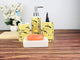 Go Hooked Ceramic Stylish Designer Bathroom Set | Beautiful Bathroom Accessories Set| Designer Bath Sets (4-Piece)