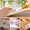 Go Hooked clear EVA anti-slip mat liner for shelves, drawers, and tables. Features a textured grip to prevent items from sliding.