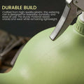 GoHooked elephant-shaped 1.5L plastic watering can and spray bottle in light green with a metal handle.
