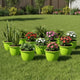 GoHooked 12 Pack Plastic Plant Pots
