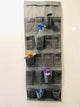 Go Hooked 20 Pockets Organizer Door Hangers | Jumbo 20-Pocket Multi Utility Organizer for Maximum Storage Space Saving Versatile Durable Multi Purpose (Grey)