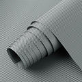 GoHooked grey EVA anti-slip fridge mat roll with a textured surface for kitchen cabinets and drawer protection.